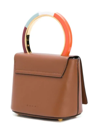 Shop Marni Pannier Bag - Brown