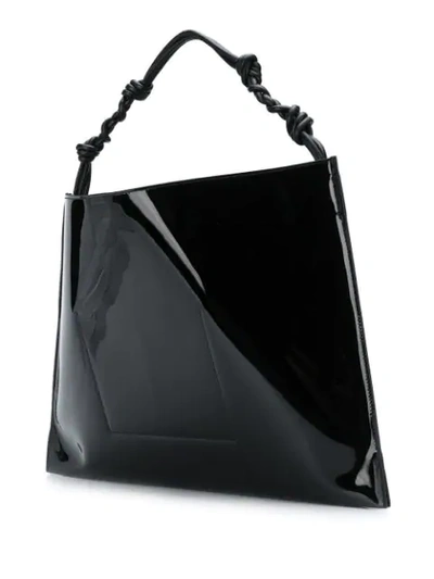 Shop Jil Sander Shopper Tote Bag In 001 Black