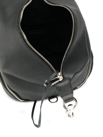 Shop Rebecca Minkoff Zip Detail Backpack In Black