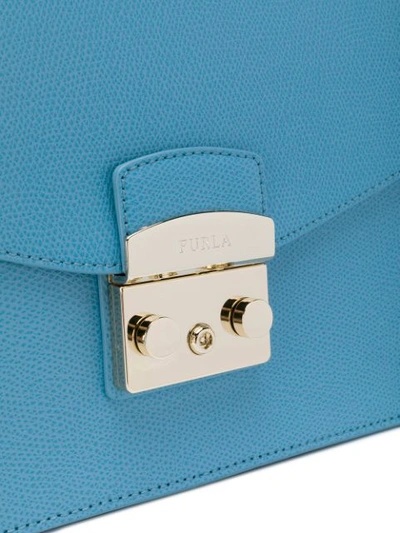 Shop Furla Metropolis Satchel - Blue