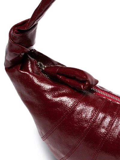 Shop Lemaire Croissant Shoulder Bag In 359 Sun Dried Tomato