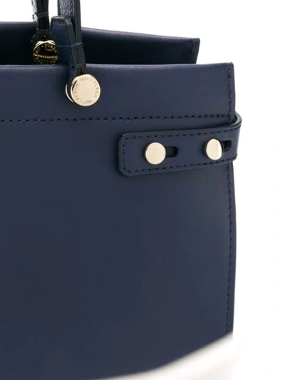 Shop Furla 'lady M' Tote Bag In Blue