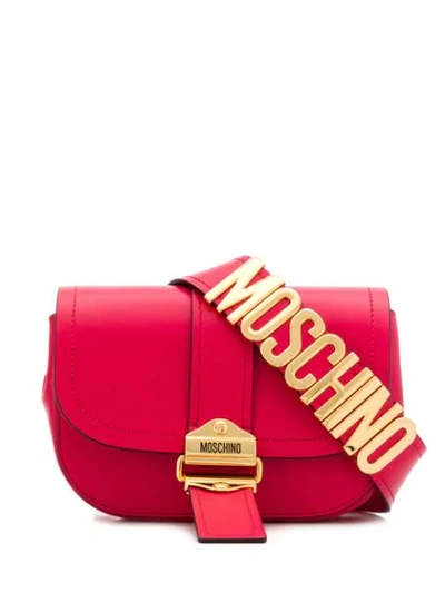 Shop Moschino Tracolla Belt Bag In Pink