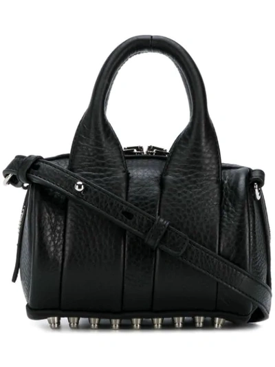 Shop Alexander Wang Rockie Mini Tote In Black