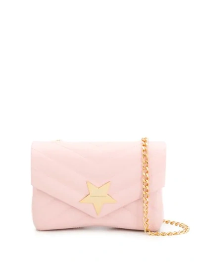 Shop Designinverso Quilted Crossbody Bag In Pink