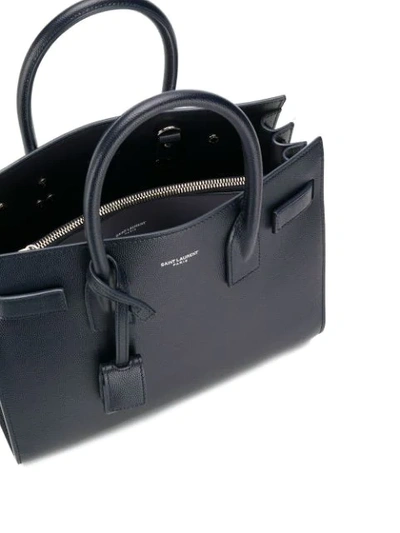 Shop Saint Laurent Sac De Jour Tote In Blue