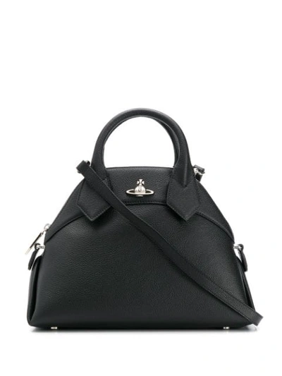 Shop Vivienne Westwood Windsor Small Handbag In Black