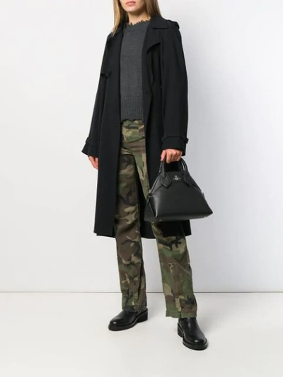 Shop Vivienne Westwood Windsor Small Handbag In Black
