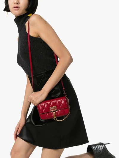 Shop Givenchy Pocket Mini Cross-body Bag In Red