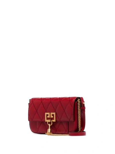 Shop Givenchy Pocket Mini Cross-body Bag In Red