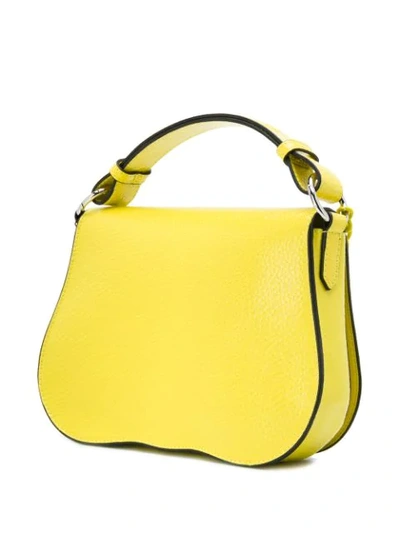 Shop Calvin Klein Americana Shoulder Bag In Yellow