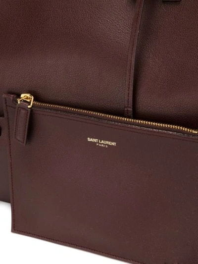 Shop Saint Laurent Classic Shopper Tote In 6127 Burgundy