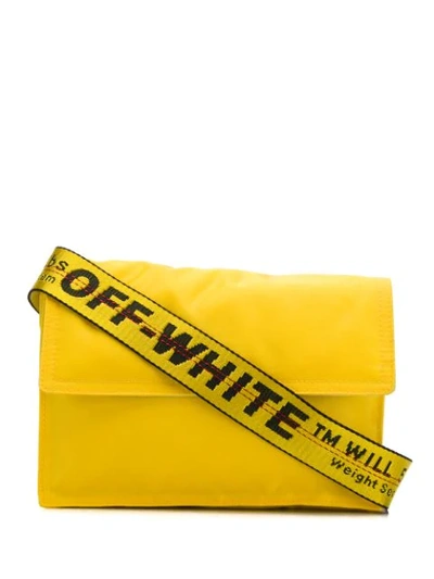 Shop Off-white Binder Clip Cross Body Bag In Yellow