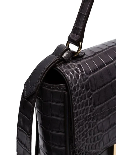 Shop Givenchy Mini Eden Shoulder Bag In Grey