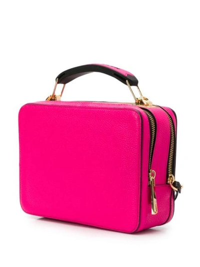 Shop Marc Jacobs The Textured Box Bag In Pink