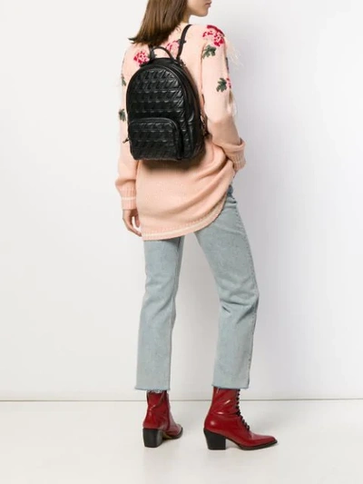 Shop Zanellato Zeta Leather Backpack In 02 Nero