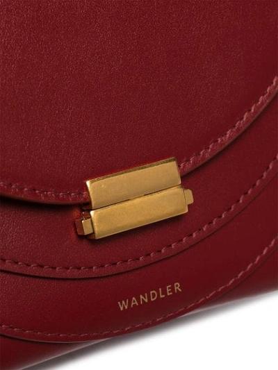 Shop Wandler Mini Luna Crossbody Bag In Red