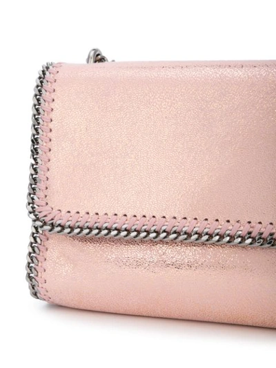 Shop Stella Mccartney Foldover Falabella Bag - Pink