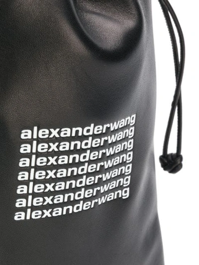 Shop Alexander Wang Drawstring Tote Bag In Black