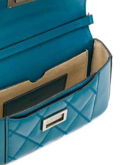 Shop Givenchy Mini Pocket Quilted Bag In Blue