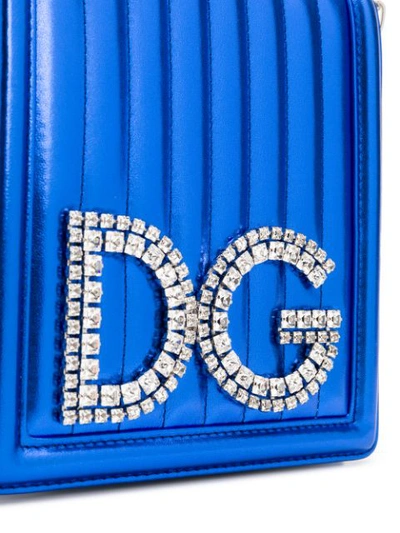 Shop Dolce & Gabbana Dg Girls Crossbody Bag In Blue