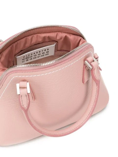 Shop Maison Margiela 5ac Chain Strap Shoulder Bag In Pink