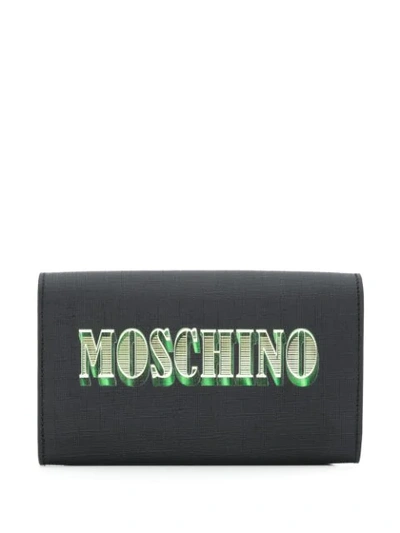 Shop Moschino Umhängetasche Mit Teddybärenmotiv In 3555 Black