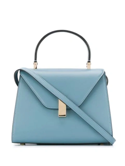 Shop Valextra Iside Gioiello Mini Bag In Blue