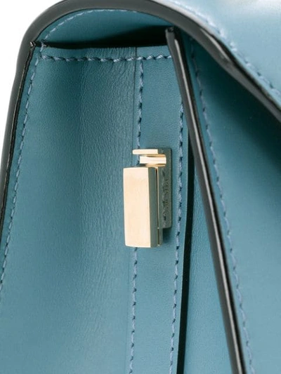 Shop Valextra Iside Gioiello Mini Bag In Blue