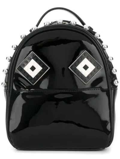Shop Les Petits Joueurs Mask Spheres Backpack In Black