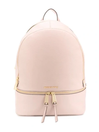 Shop Michael Michael Kors Rhea Large Backpack In Pink