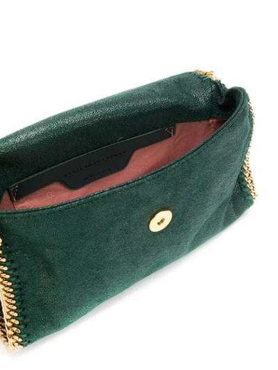 Shop Stella Mccartney Mini Falabella Bag In Green