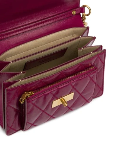 Shop Givenchy Quilted Orchid Bag In Purple