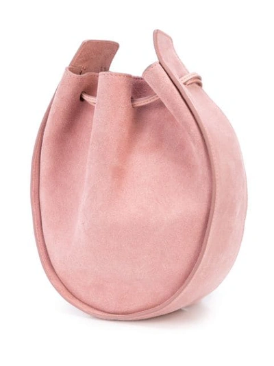 THE ROW DRAWSTRING CROSSBODY BAG - 粉色