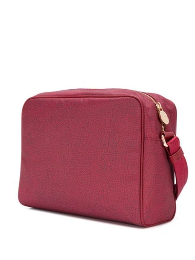 Shop Borbonese All-over Print Shoulder Bag In Red