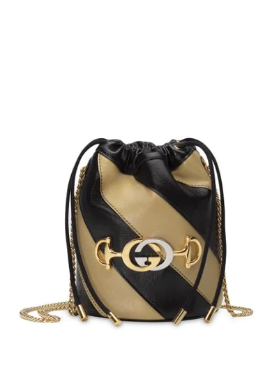 Shop Gucci Drawstring Bag  In 9698 Nero