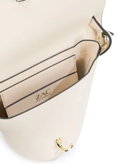 Shop Zac Zac Posen Belay Mini Crossbody Bag In White
