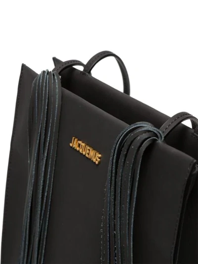 Shop Jacquemus Le A4 Tote In Black