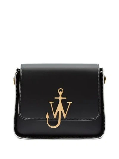 Shop Jw Anderson Anchor Logo Box Bag In Black