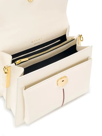 Shop Marni Attaché Tote In White