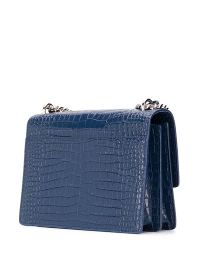 Shop Saint Laurent Medium Sunset Shoulder Bag In Blue