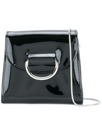 Shop Little Liffner Mini Box Crossbody Bag In Black