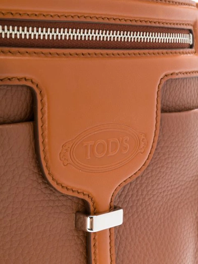 Shop Tod's Joy Crossbody Bag In Brown
