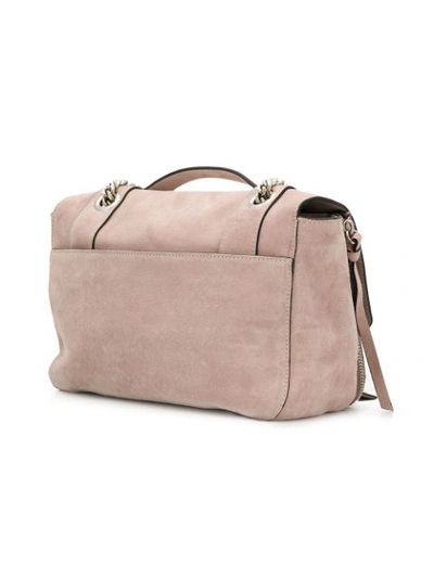 Shop Balmain Bbox Shoulder Bag - Neutrals