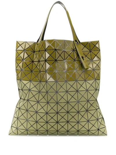 Shop Bao Bao Issey Miyake Geometric Tote Bag In Green