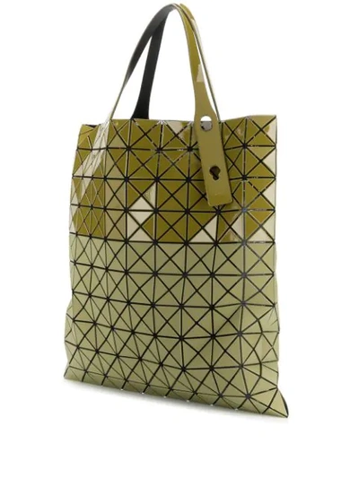Shop Bao Bao Issey Miyake Geometric Tote Bag In Green