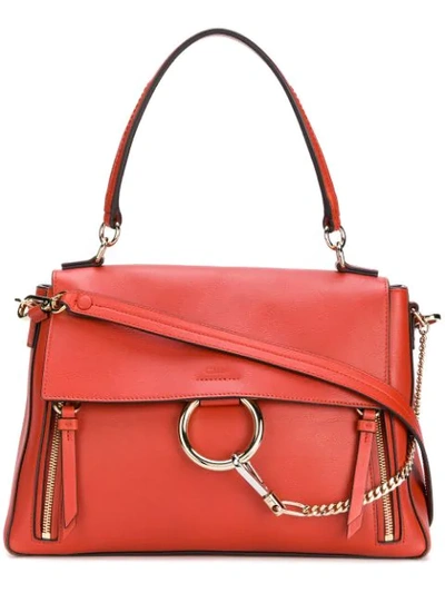 Shop Chloé Faye Day Medium Bag - Red
