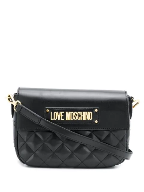 love moschino cross body bag black