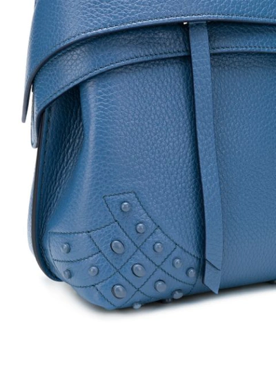 Shop Tod's Wave Mini Backpack - Blue