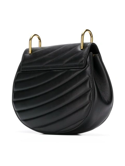 Shop Chloé Medium Drew Bijou Shoulder Bag In Black